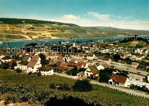 AK / Ansichtskarte Bingen_Rhein Panorama Bingen Rhein