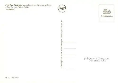 AK / Ansichtskarte Bad_Duerkheim Panorama Bad_Duerkheim