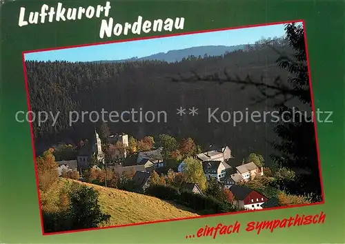 AK / Ansichtskarte Nordenau Panorama Nordenau