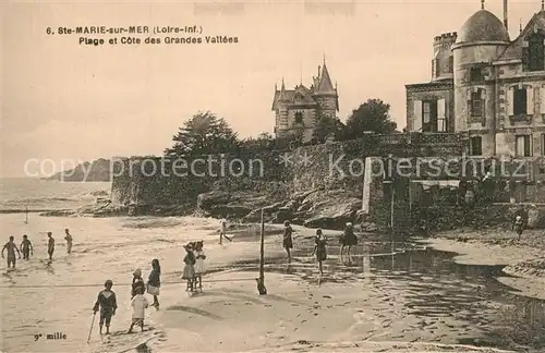 AK / Ansichtskarte Sainte Marie sur Mer Plage et Cote des Grandes Vallees Sainte Marie sur Mer