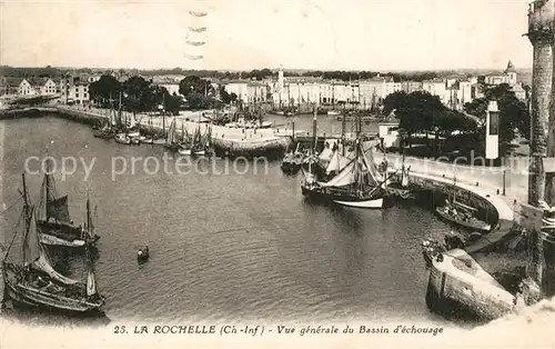 AK / Ansichtskarte La_Rochelle_Charente Maritime Vue generale du Bassin d echouage La_Rochelle