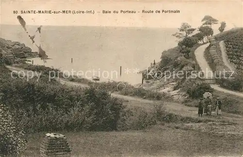 AK / Ansichtskarte Sainte Marie sur Mer Baie du Porteau Route de Portmain Sainte Marie sur Mer