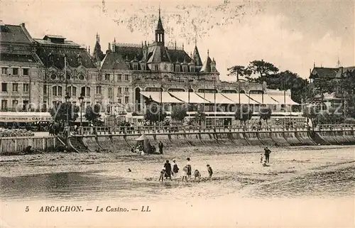 Arcachon_Gironde Le Casino Plage Arcachon Gironde