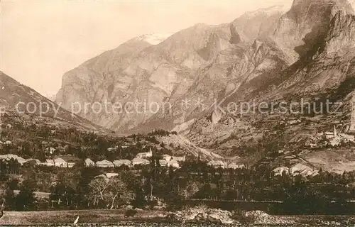 Chateauroux les Alpes Vue generale Hameau de Saint Marcellin Col du Distroit Chateauroux les Alpes
