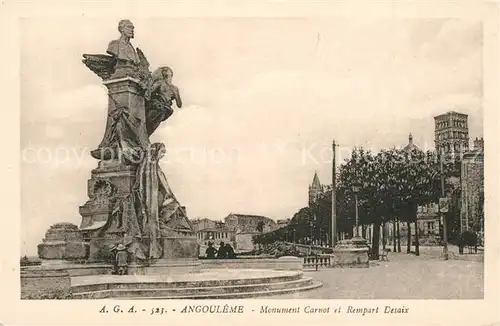 Angouleme Monument Carnot Rempart Desaix Angouleme