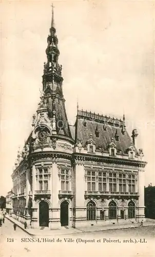 Sens_Yonne Hotel de Ville Architectes Dupont et Poivert Sens_Yonne