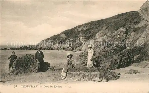 Trouville sur Mer Dans les rochers Trouville sur Mer