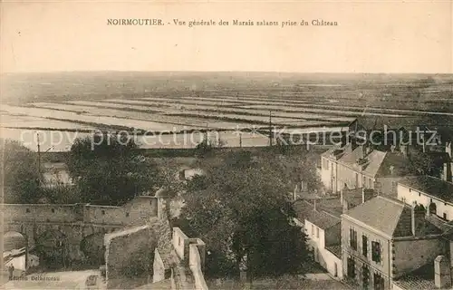Noirmoutier en l_Ile Vue generale des Marais salants prise du Chateau Noirmoutier en l_Ile