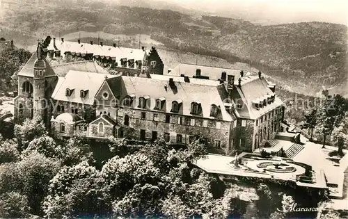 Mont Sainte Odile_Mont Ste Odile Couvent vue prise par avion Mont Sainte Odile