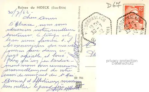 Nideck Ruines du chateau Nideck