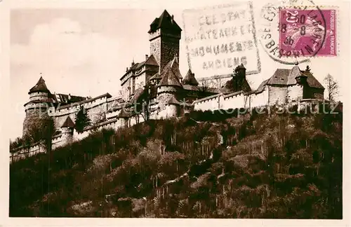 Haut Koenigsbourg_Hohkoenigsburg Vue d ensemble du chateau Haut Koenigsbourg