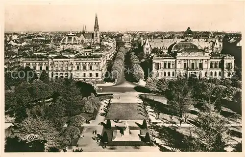 Strasbourg_Alsace Vue vers l Universite Strasbourg Alsace