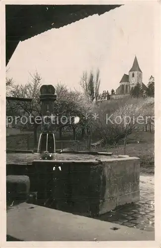 Hunawihr_Hunaweier Fontaine Sainte Huna et l Eglise Hunawihr Hunaweier