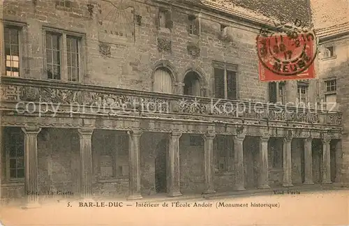 Bar le Duc Interieur de l Ecole Andoir Monument historique Bar le Duc