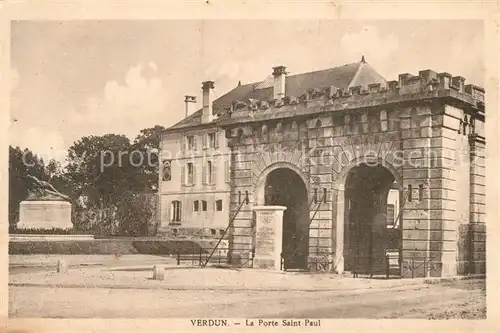 VERDUN_Meuse La Porte Saint Paul Verdun Meuse