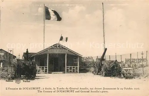 Douaumont Ossuaire Tombe du General Ansein Douaumont
