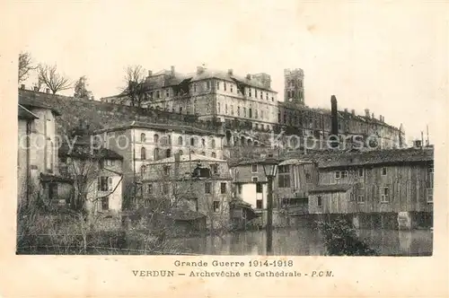 VERDUN_Meuse Archeveche et Cathedrale Grande Guerre 1. Weltkrieg Verdun Meuse