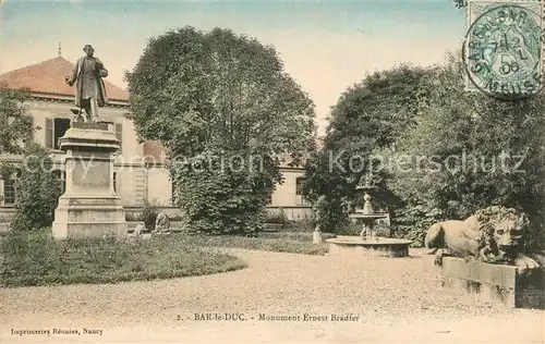 Bar le Duc Monument Ernest Bradfer Bar le Duc