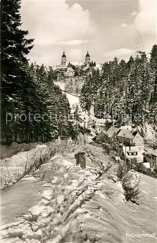 Freudenstadt Teilansicht Wintersportplatz Christofstal Luftkurort im Schwarzwald Freudenstadt