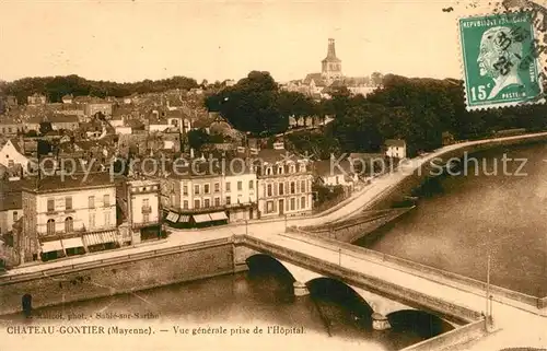 Chateau Gontier Vue generale prise de l Hopital Chateau Gontier
