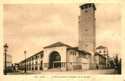 Vichy_Allier Etablissement Thermal de 2e Classe Vichy Allier