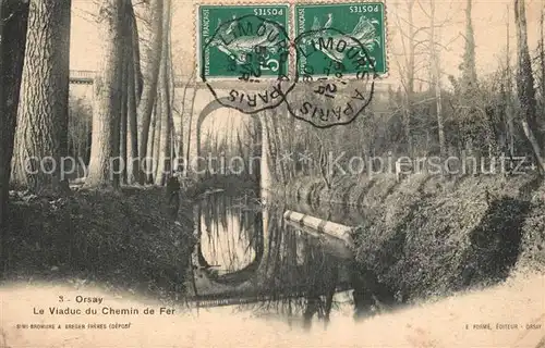 Orsay_Essonne Le Viaduc du Chemin de Fer Orsay Essonne