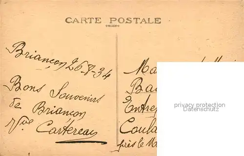 Briancon Vue generale de la Chaussee Ville la plus elevee d Europe Briancon