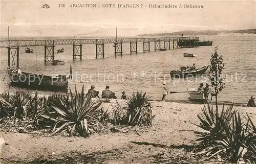 Arcachon_Gironde Debarcadere a Belisaire Arcachon Gironde