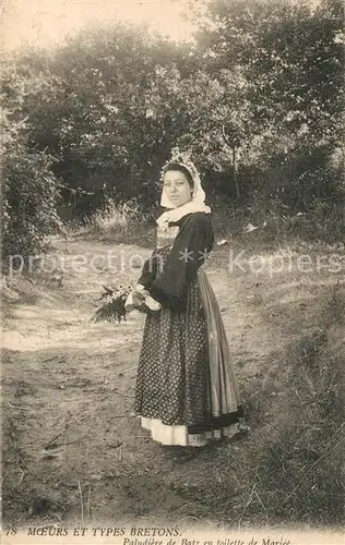 Batz sur Mer Moeurs et types Bretons Batz sur Mer