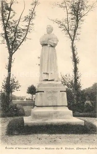 Arcueil Ecole dArcueil Statue du P Didon Arcueil