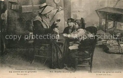 Auvergne_Region Les contes de grand mere Il etait und fois Auvergne Region