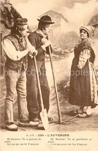 Auvergne_Region Oh Marietta Tu es gentillette ce matin Auvergne Region