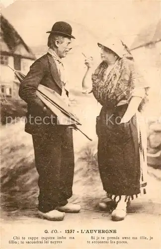 Auvergne_Region Si jete prends avec ma fille je te secouai les puces Auvergne Region