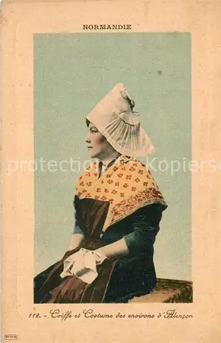 Alencon Coiffe et Costume des environs d Alencon Alencon