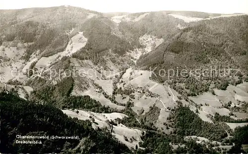 AK / Ansichtskarte Obersimonswald Dreitaelerblick Schwarzwald Fliegeraufnahme Obersimonswald