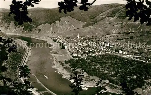 AK / Ansichtskarte Bruttig_Mosel Panorama Blick ins Moseltal Bruttig Mosel