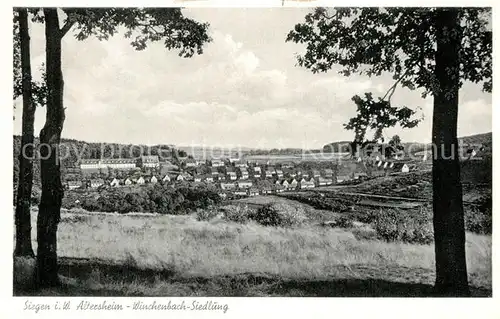 AK / Ansichtskarte Siegen_Westfalen Panorama Winchenbach Siedlung mit Altersheim Siegen_Westfalen