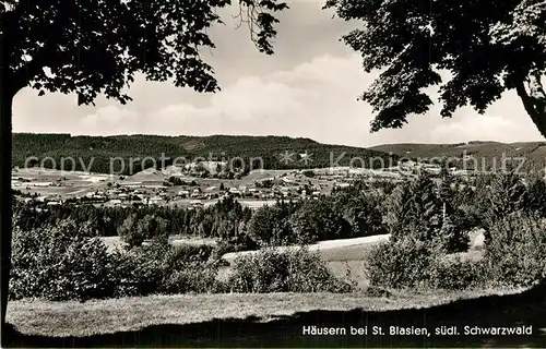 AK / Ansichtskarte Haeusern_Schwarzwald Panorama heilklimatischer Kurort Haeusern Schwarzwald