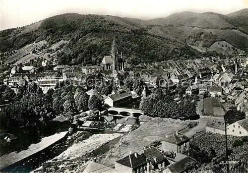 AK / Ansichtskarte Thann_Haut_Rhin_Elsass Vue generale et le Rossberg Thann_Haut_Rhin_Elsass