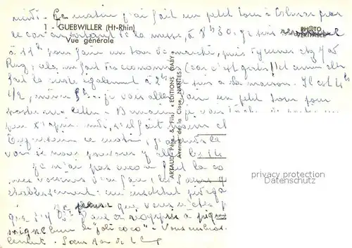 AK / Ansichtskarte Guebwiller_Elsass Vue generale Guebwiller_Elsass