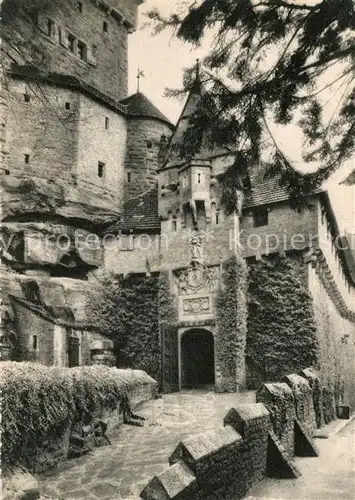 AK / Ansichtskarte Haut Koenigsbourg_Hohkoenigsburg Porte d entree principale Haut Koenigsbourg