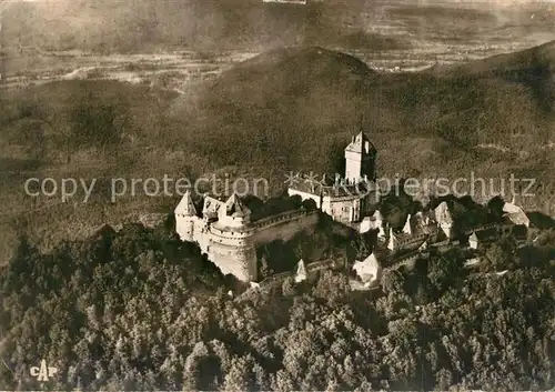 AK / Ansichtskarte Haut Koenigsbourg_Hohkoenigsburg Vue aerienne Haut Koenigsbourg