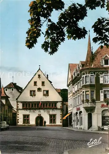 AK / Ansichtskarte Munster_Haut_Rhin_Elsass La Mairie Hotel de Ville Munster_Haut_Rhin_Elsass