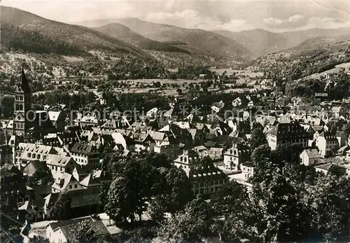 AK / Ansichtskarte Munster_Haut_Rhin_Elsass Vue d ensemble sur la ville et les Vosges Munster_Haut_Rhin_Elsass