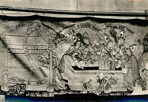 AK / Ansichtskarte Neuwiller les Saverne Eglise Saint Pierre et Saint Paul Tapisserie de Saint Adelphe Neuwiller les Saverne