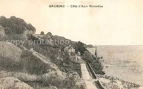 AK / Ansichtskarte Gauriac Cote dAzur Girondine Gauriac