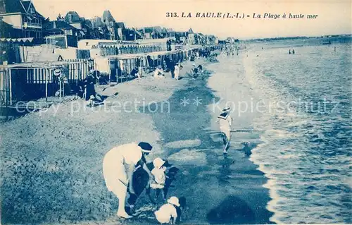 AK / Ansichtskarte La_Baule_sur_Mer La Plage a haute mer La_Baule_sur_Mer