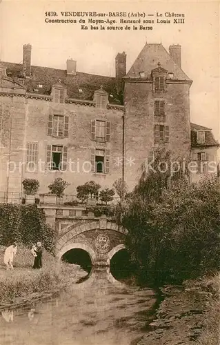 AK / Ansichtskarte Vendeuvre sur Barse Le Chateau Construction du Moyen Age  Vendeuvre sur Barse