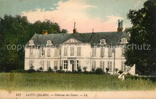 AK / Ansichtskarte Troyes_Aube Saint Julien Chateau des Cours Troyes Aube