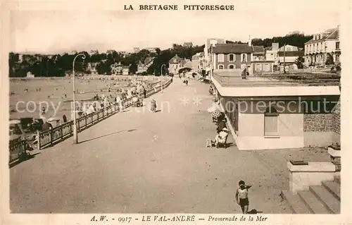 AK / Ansichtskarte Le_Val_Andre Promenade de la Mer Le_Val_Andre